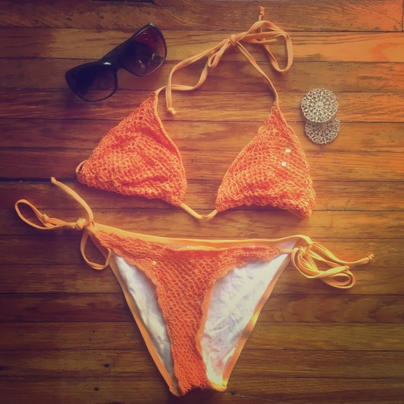 Yamamay Other - High cut Yamamay orange crotchet bikini worn once